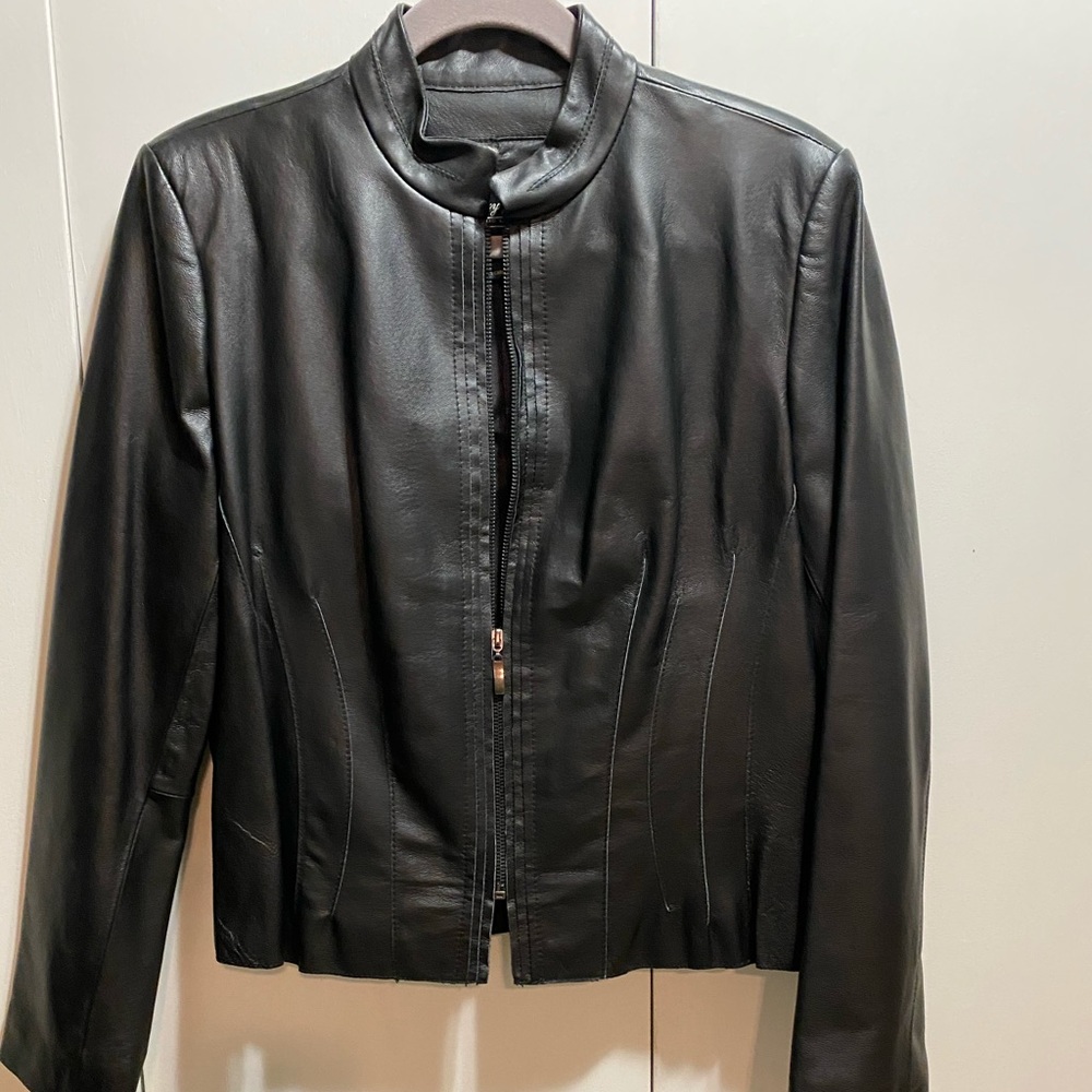 Cropped Terry Lewis fashion jacket
